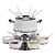 Nouvel Fondue-Chinoise Set, 21-teilig