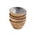 Holzschalen-Set, 4-teilig