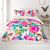 Linge de lit Fleurs avec tropicales