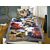 Parure de lit avec motif chantier, doubleface