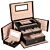 SONGMICS Coffret à bijoux, avec serrure, incl. coffret de voyage