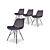 Set de 4 chaises «Mary»