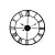 Horloge «Rétro», Ø 60 cm
