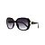 GUESS Damensonnenbrille, goldfarbenes Dekor, schwarz