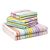 Lot de linge éponge « Alana », avec motif à cubes, doux et absorbant