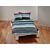Garniture de lit au design rayé moderne
