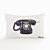 Housse de coussin imprimée téléphone ancien