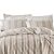 Linge de lit avec motif rayé classique