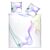 Linge de lit coloré en satin