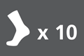Socken 10er-pack
