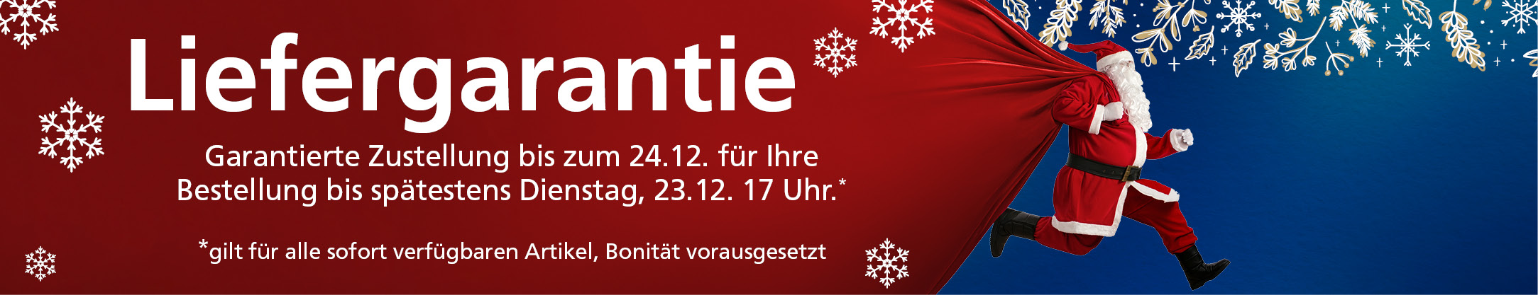 Liefergarantie bis Weihnachten